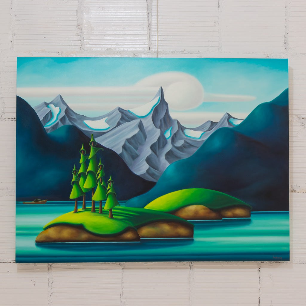 Dana Irving Quintet | 36" x 48" Oil on Canvas