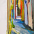 Alley in the Shadow of Autumn Heat | 48" x 24" Acrylic on Canvas Sacha Barrette
