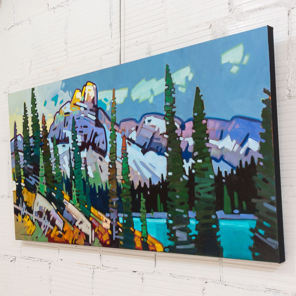 Cameron Bird In the Land of O'Hara | 30" x 60" Oil on Canvas
