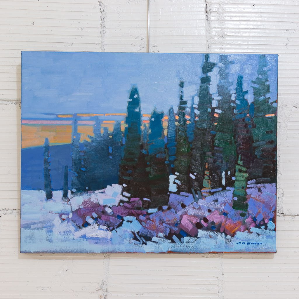 A Light Snow Falling | 22" x 28" Oil on Canvas Cameron Bird