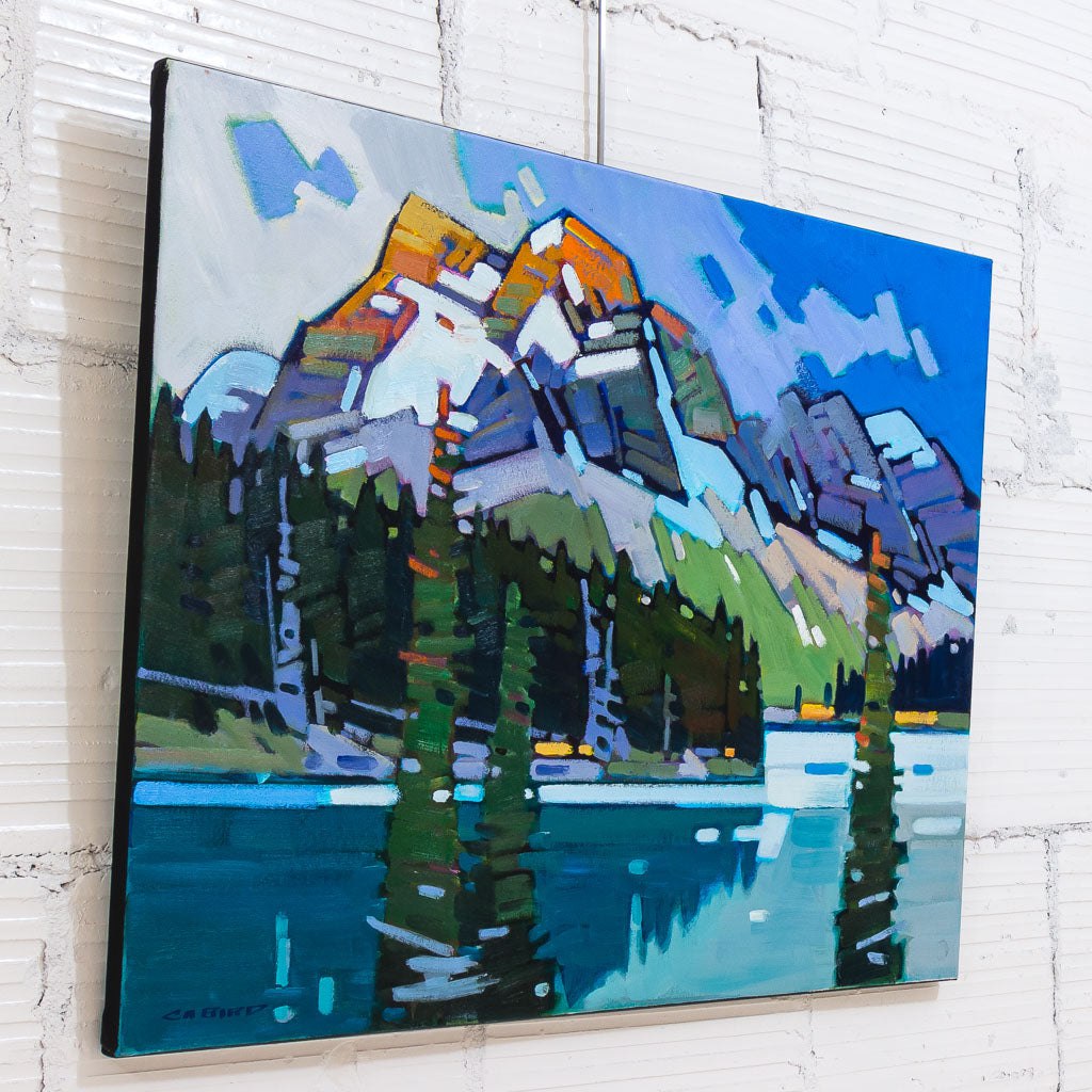 President Range Emerald Lake | 24" x 30" Oil on Canvas Cameron Bird