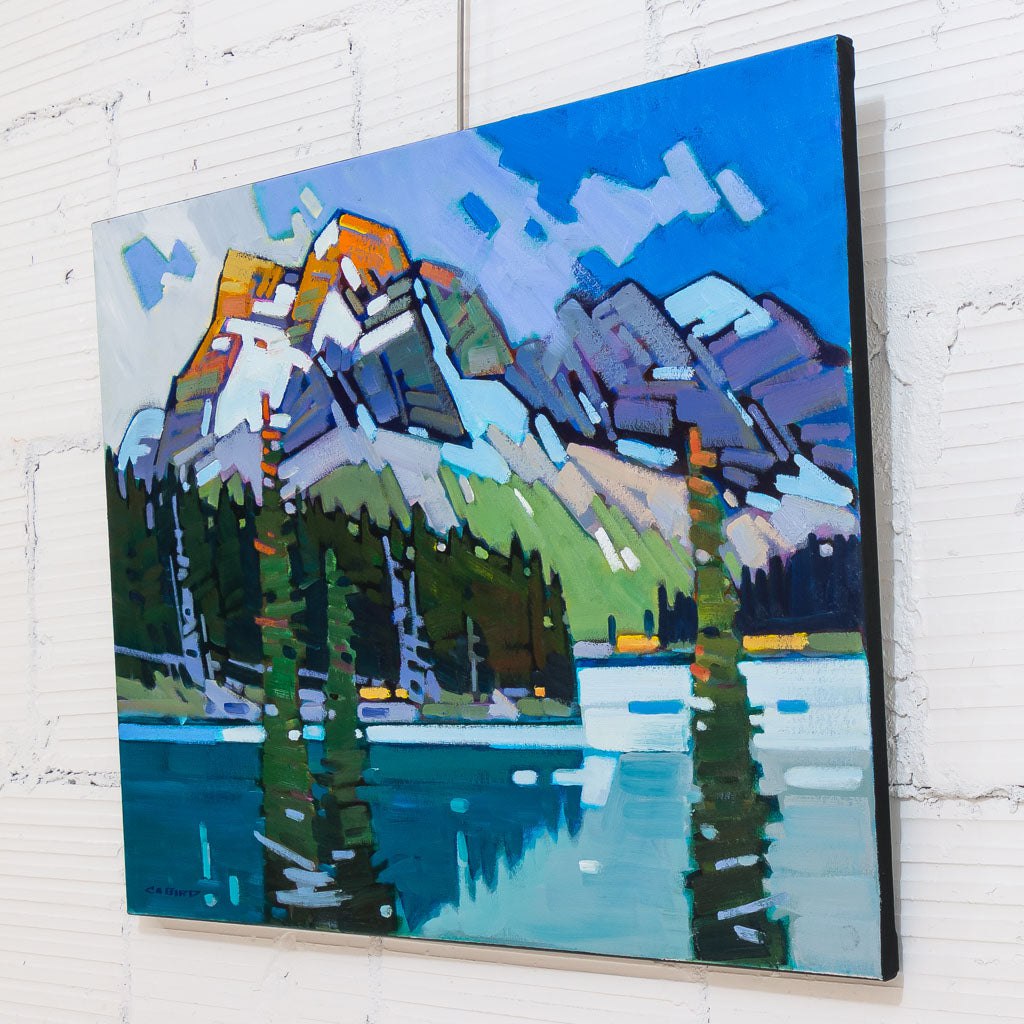 President Range Emerald Lake | 24" x 30" Oil on Canvas Cameron Bird