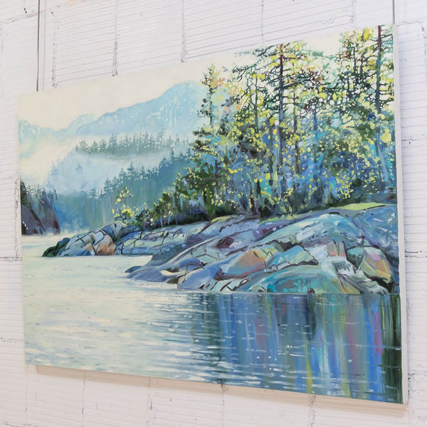 Refuge Cove 40" x 60" by Naomi Cairns West End Gallery