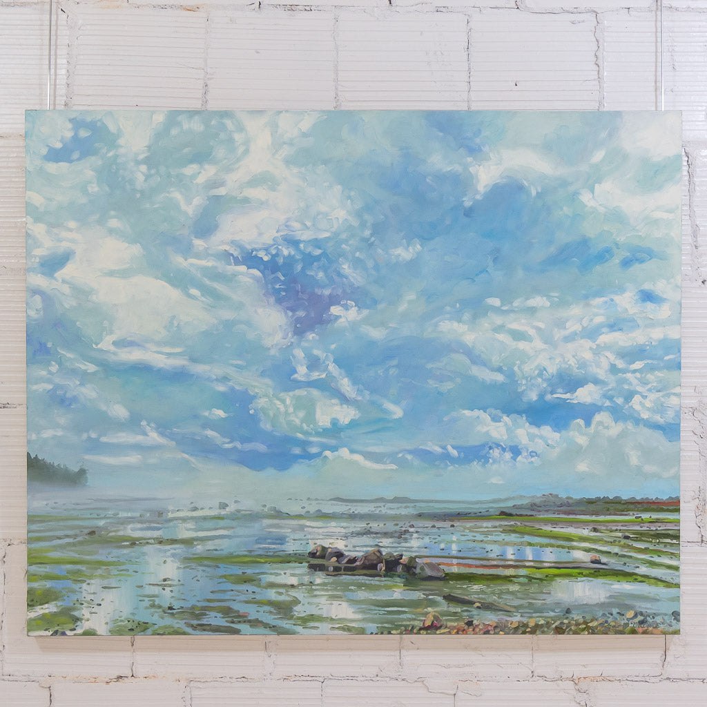 Naomi Cairns Intertidal II | 48" x 60" Oil on Canvas