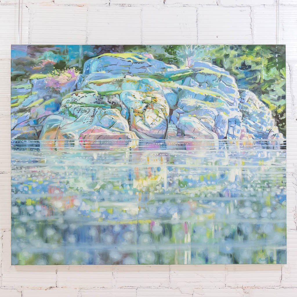 Naomi Cairns Mansons Lagoon XIIII | 48" x 60" Oil on Canvas