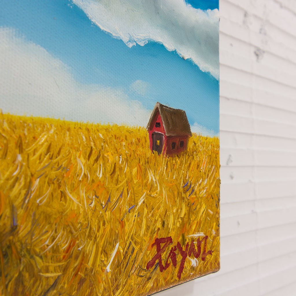 Forgotten Farm | 10" x 10" Oil on Canvas Glenn Payan