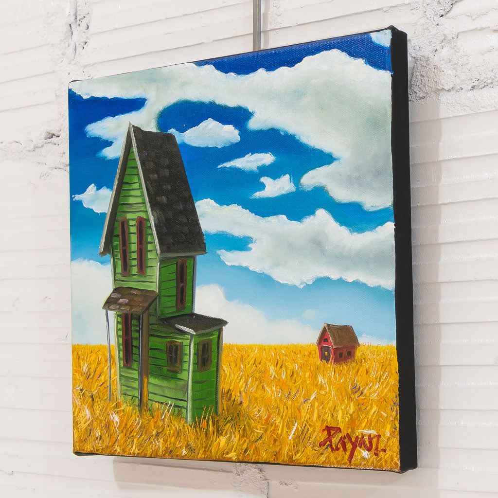 Forgotten Farm | 10" x 10" Oil on Canvas Glenn Payan