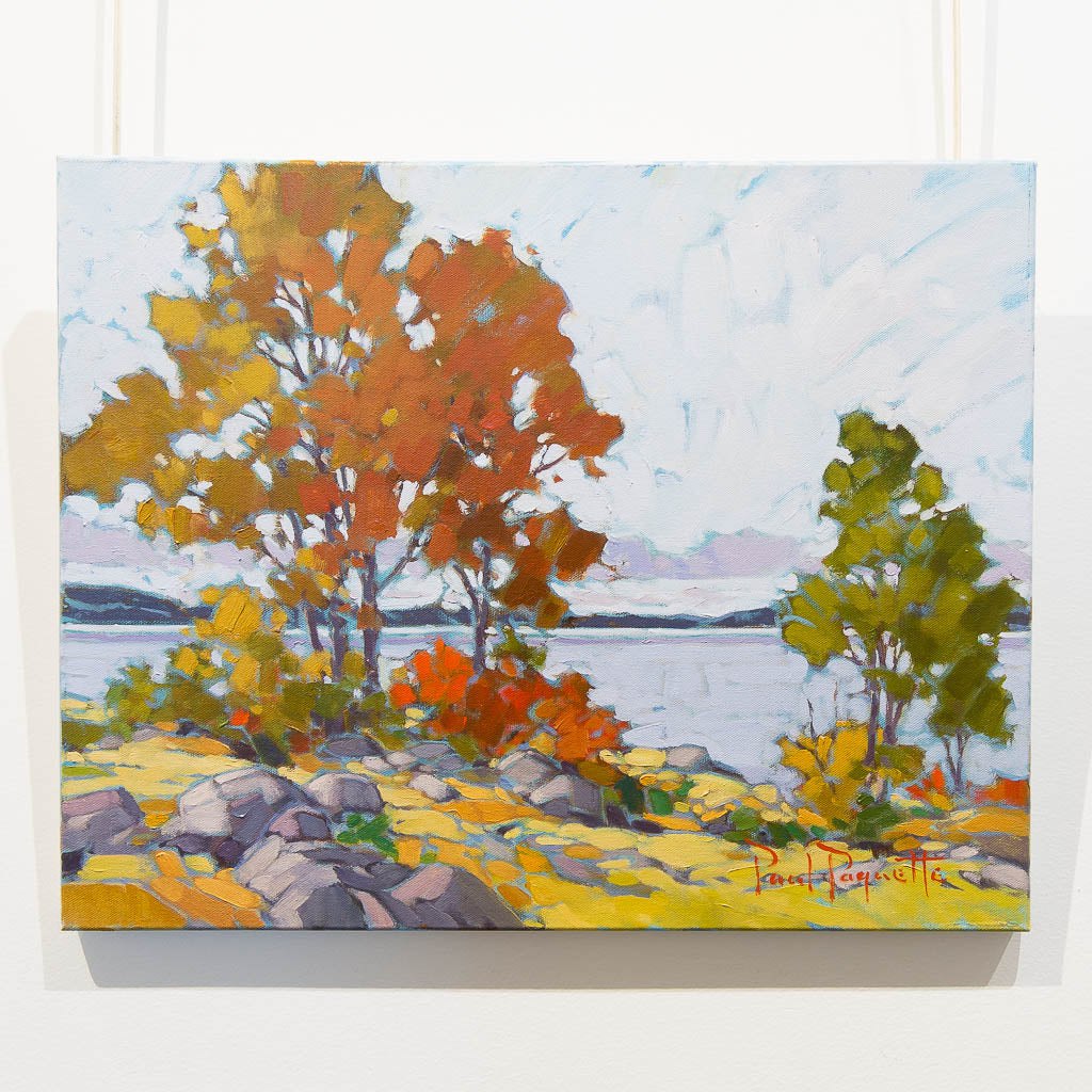 Saltspring Island Shore | 16" x 20" Oil on Canvas Paul Paquette