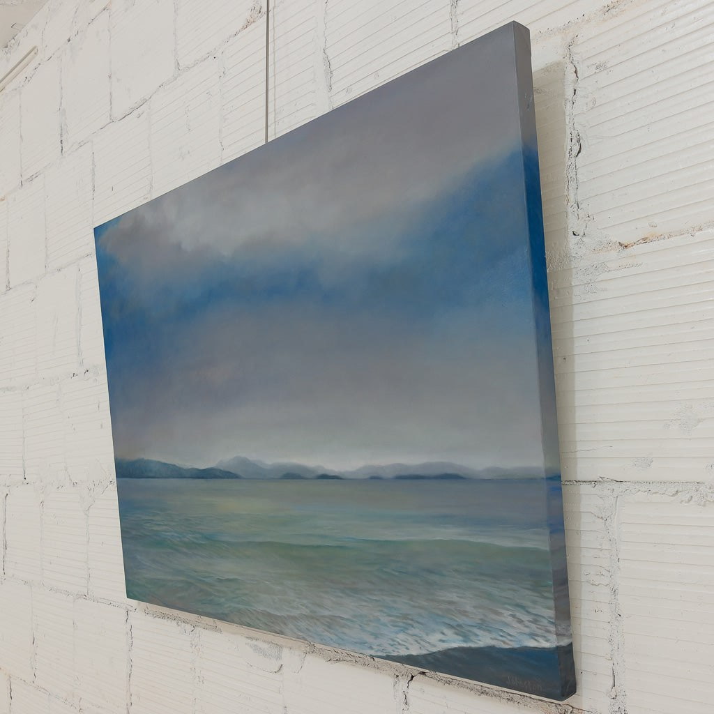 Sky, Beach & Sea | 36" x 48" Oil on Canvas Patricia Johnston