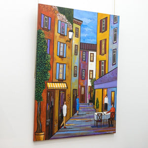 Alain Bédard Aperitif Time | 48" x 36" Acrylic on Canvas