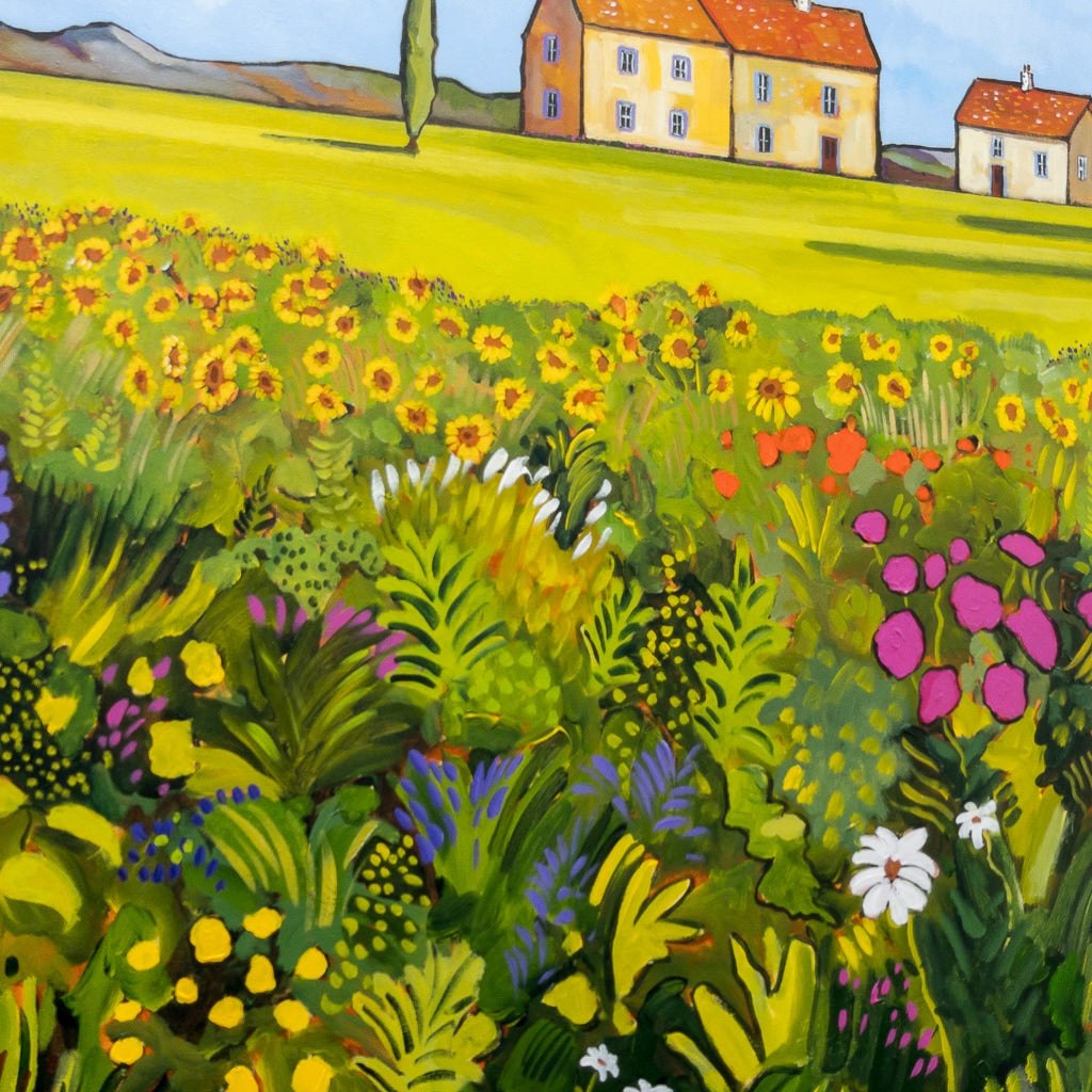 At the End of the Field | 36" x 48" Acrylic on Canvas Alain Bédard