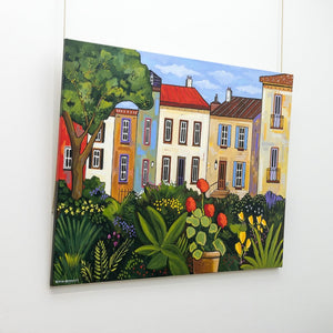 Alain Bédard Charming Street | 36" x 48" Acrylic on Canvas