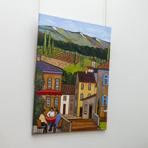 Alain Bédard Hills in Gaiole | 40" x 32" Acrylic on Canvas