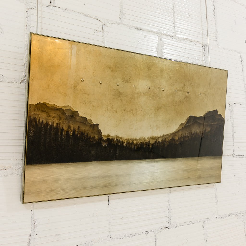 Golden Valley | 24" x 40" mixed media on panel David Graff