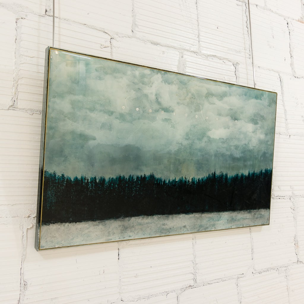 Wintersleep | 24" x 40" mixed media on panel David Graff