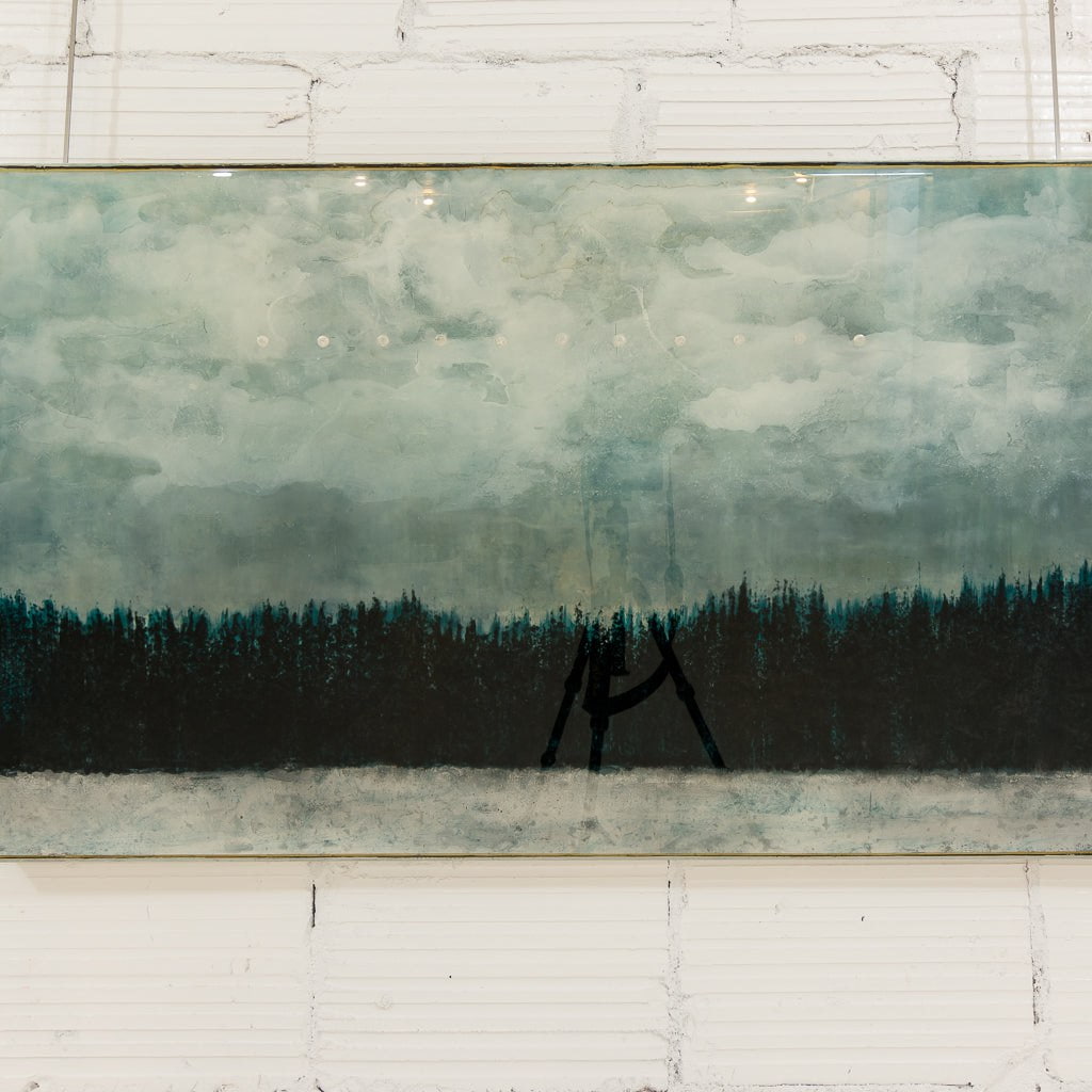 Wintersleep | 24" x 40" mixed media on panel David Graff