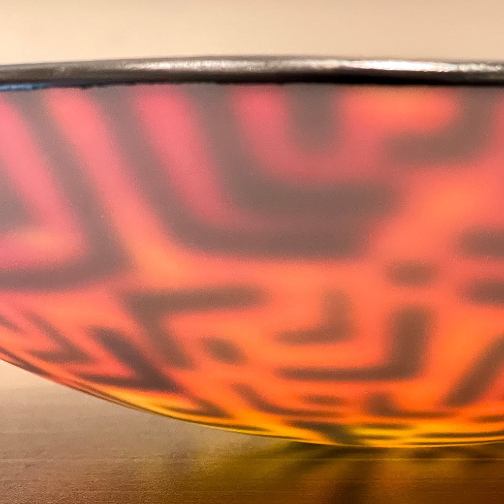 Down the Rabbit Hole | 3" x 11" Kilnformed Glass Bob Leatherbarrow