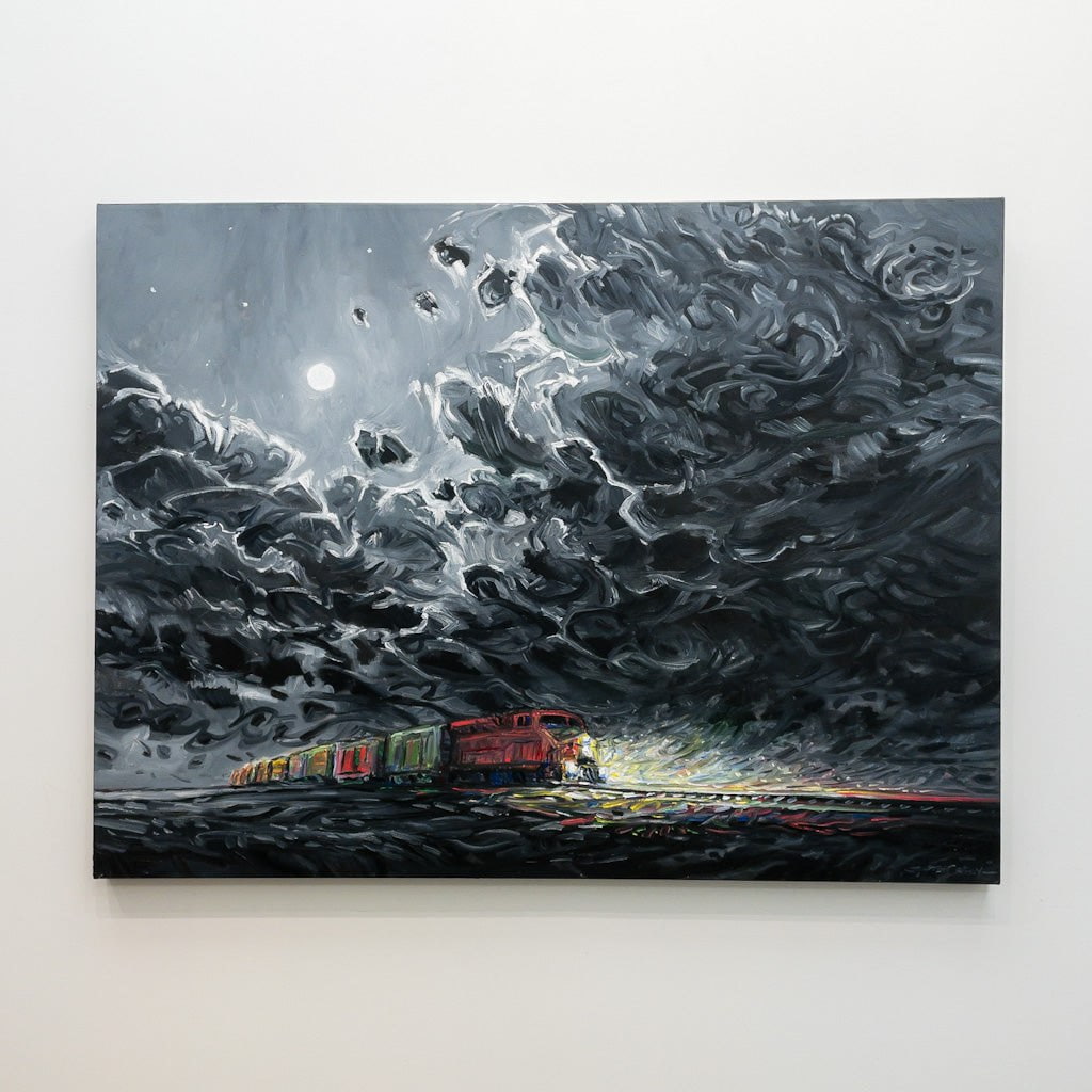 Steve R. Coffey Colour Train | 36" x 48" Oil on Canvas