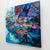 Bouquet de Juillet | 40" x 40" Mixed Media on canvas Annabelle Marquis