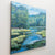 Summer Hardy Lake #1 | 36" x 36" Acrylic on Canvas Shi Le