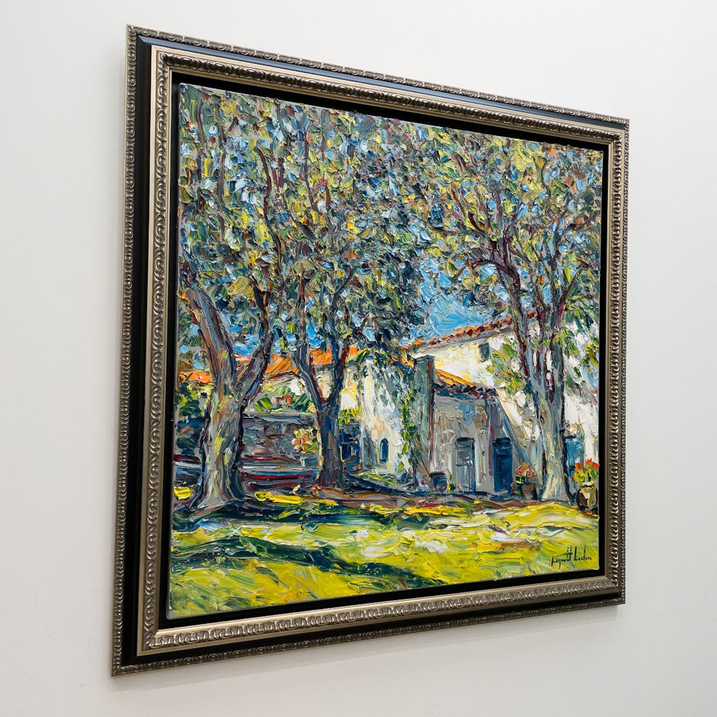 La Bastide Domaine Souviou, Provence | 30" x 30" Oil on Canvas Raynald Leclerc