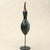Upright Shorebird Decoy | 18" x 4" Blown Glass with Forged Metal Darren Petersen
