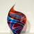 Baby Incalmo Vessel - Red, Blue, and Purple | 9" x 15" Blown Glass Paull Rodrigue