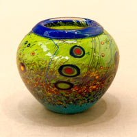 Murrini Vase with Folded Lip