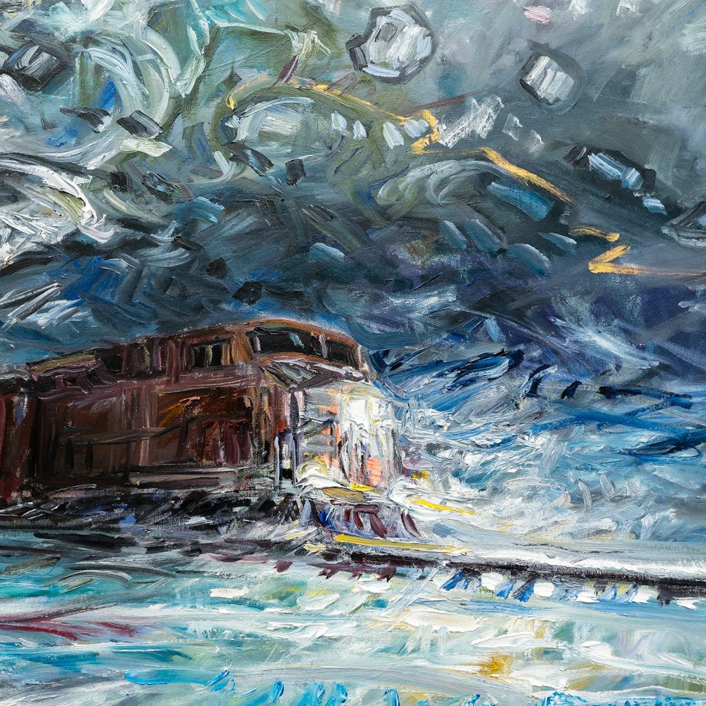 Steve R. Coffey The Parting Ways | 40" x 60" Oil on Canvas