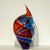 Baby Incalmo Vessel - Red, Blue, and Purple | 9" x 15" Blown Glass Paull Rodrigue