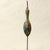 Upright Shorebird Decoy | 26" x 5" Blown Glass with Forged Metal Darren Petersen