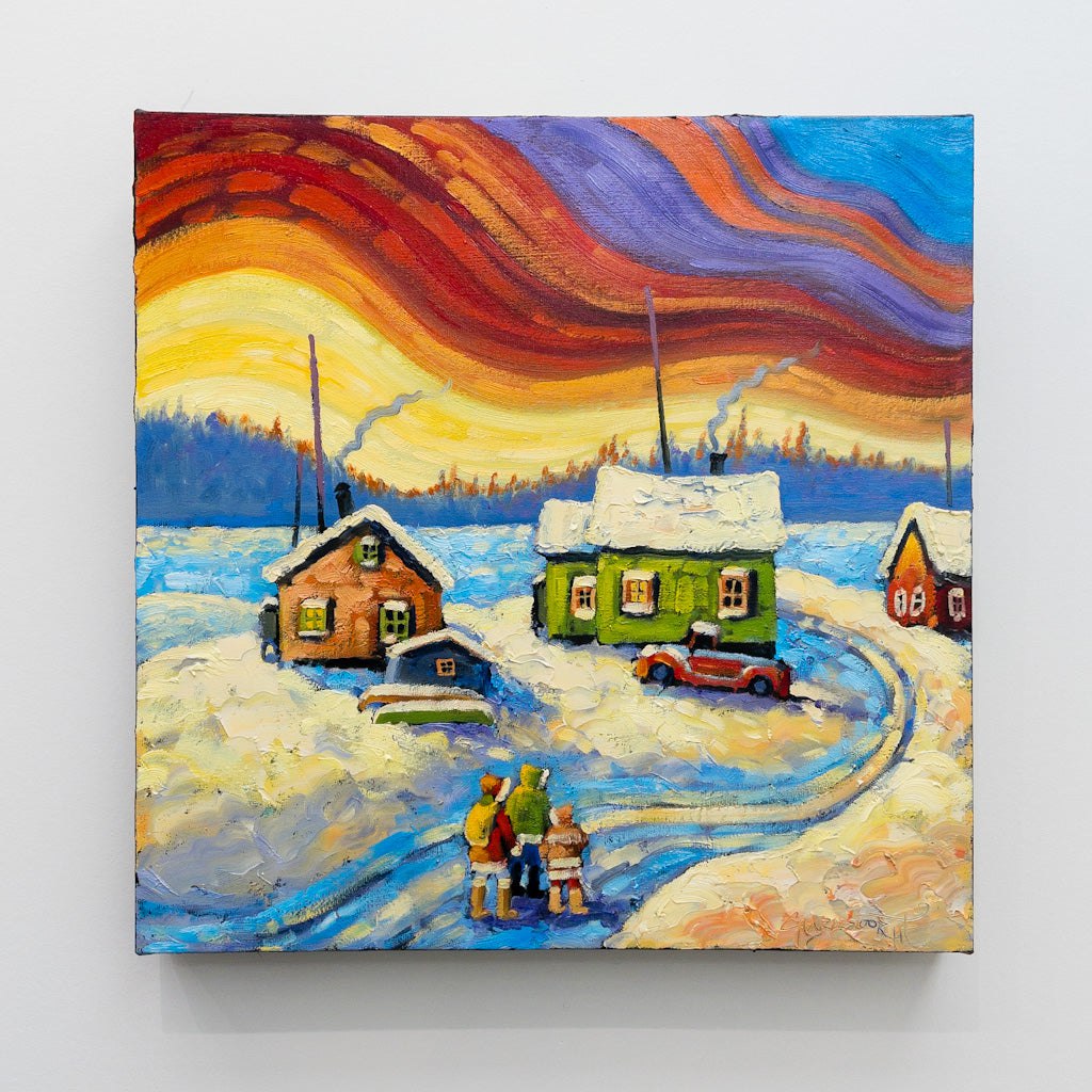 Dene Winter | 16" x 16" Oil on Canvas Rod Charlesworth