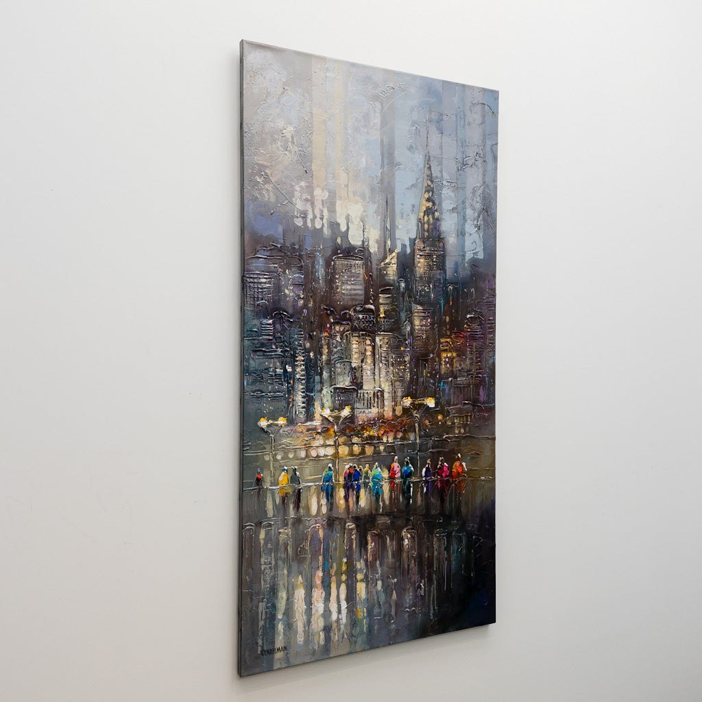 A Marvellous View | 48" x 24" Acrylic on Canvas Irene Gendelman