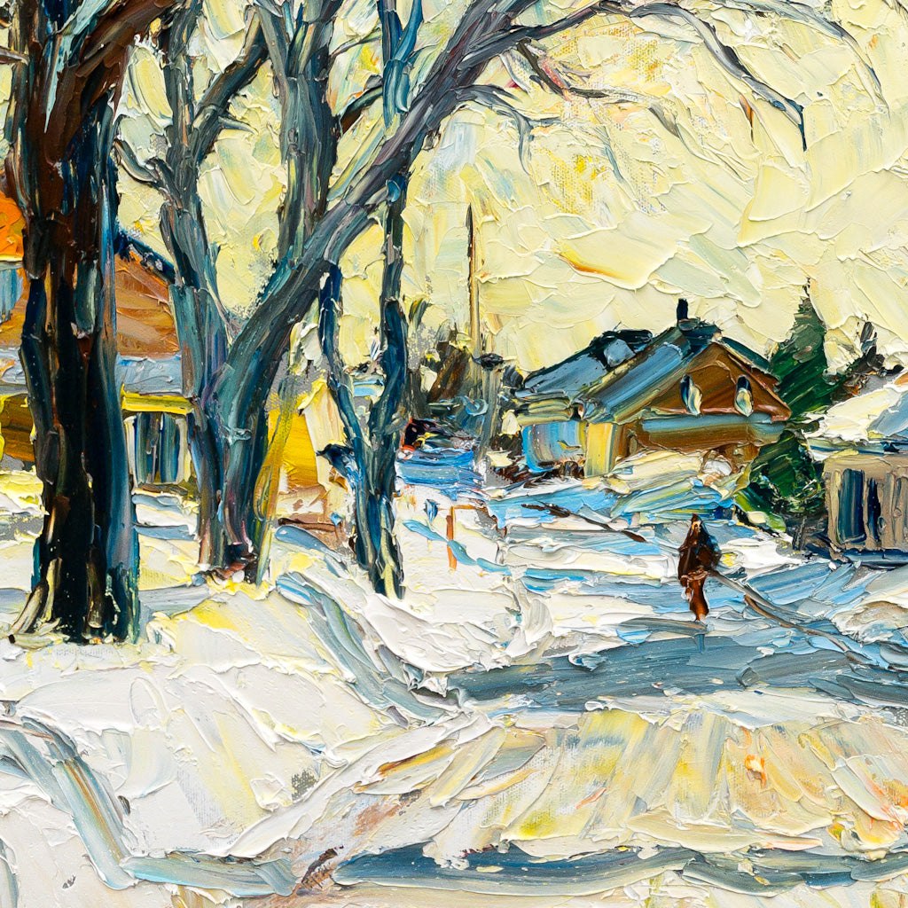 Par un Beau Jour Bellechasse | 24" x 24" Oil on Canvas Raynald Leclerc