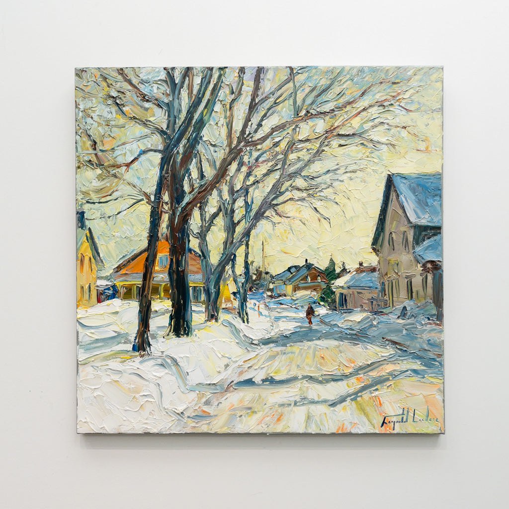 Par un Beau Jour Bellechasse | 24" x 24" Oil on Canvas Raynald Leclerc