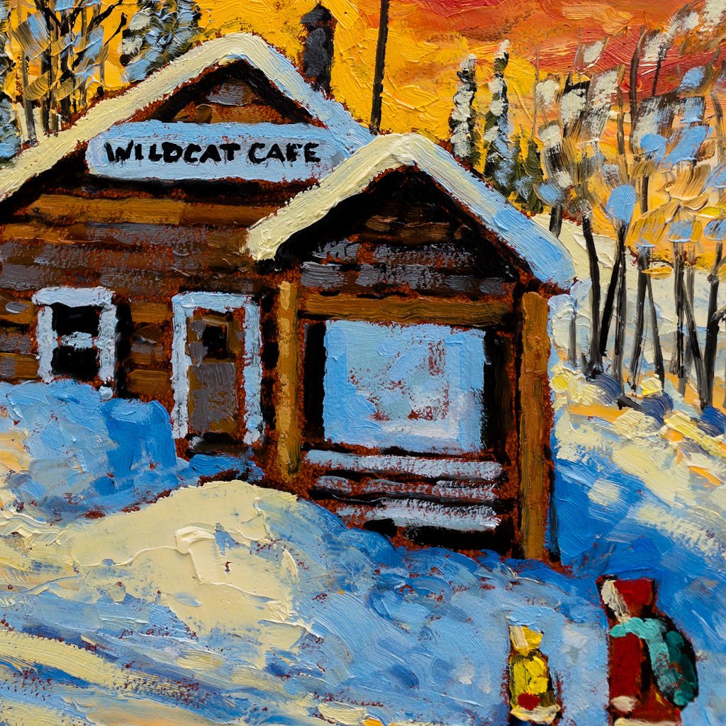 The Wildcat Cafe | 10" x 12" Oil on Board Rod Charlesworth