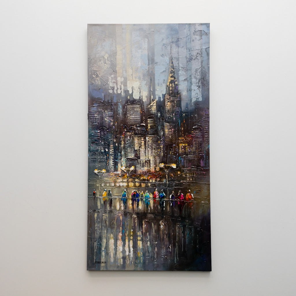 A Marvellous View | 48" x 24" Acrylic on Canvas Irene Gendelman