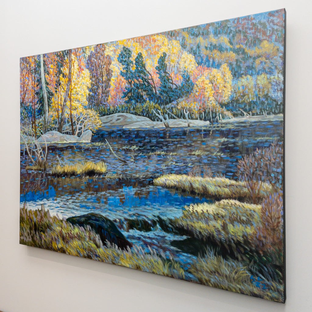 Shi Le Six Mile Lake #2 | 36" x 48" Acrylic on Canvas
