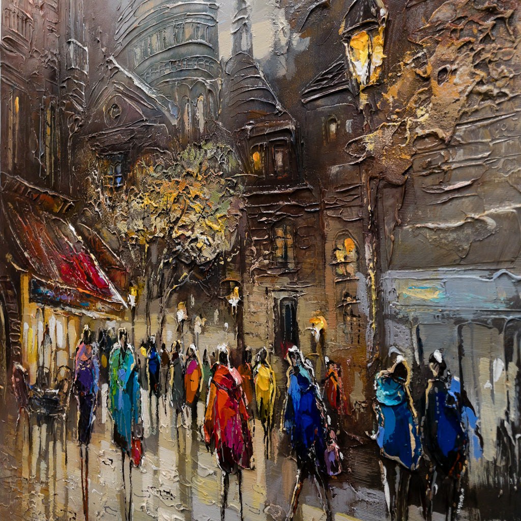 Montmartre Beauty | 36" x 24" Acrylic on Canvas Irene Gendelman