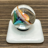 Floral Marble - Peach/White/Aqua