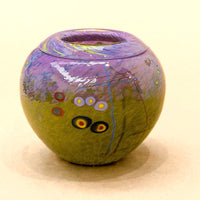 Murrini Vase with Folded Lip