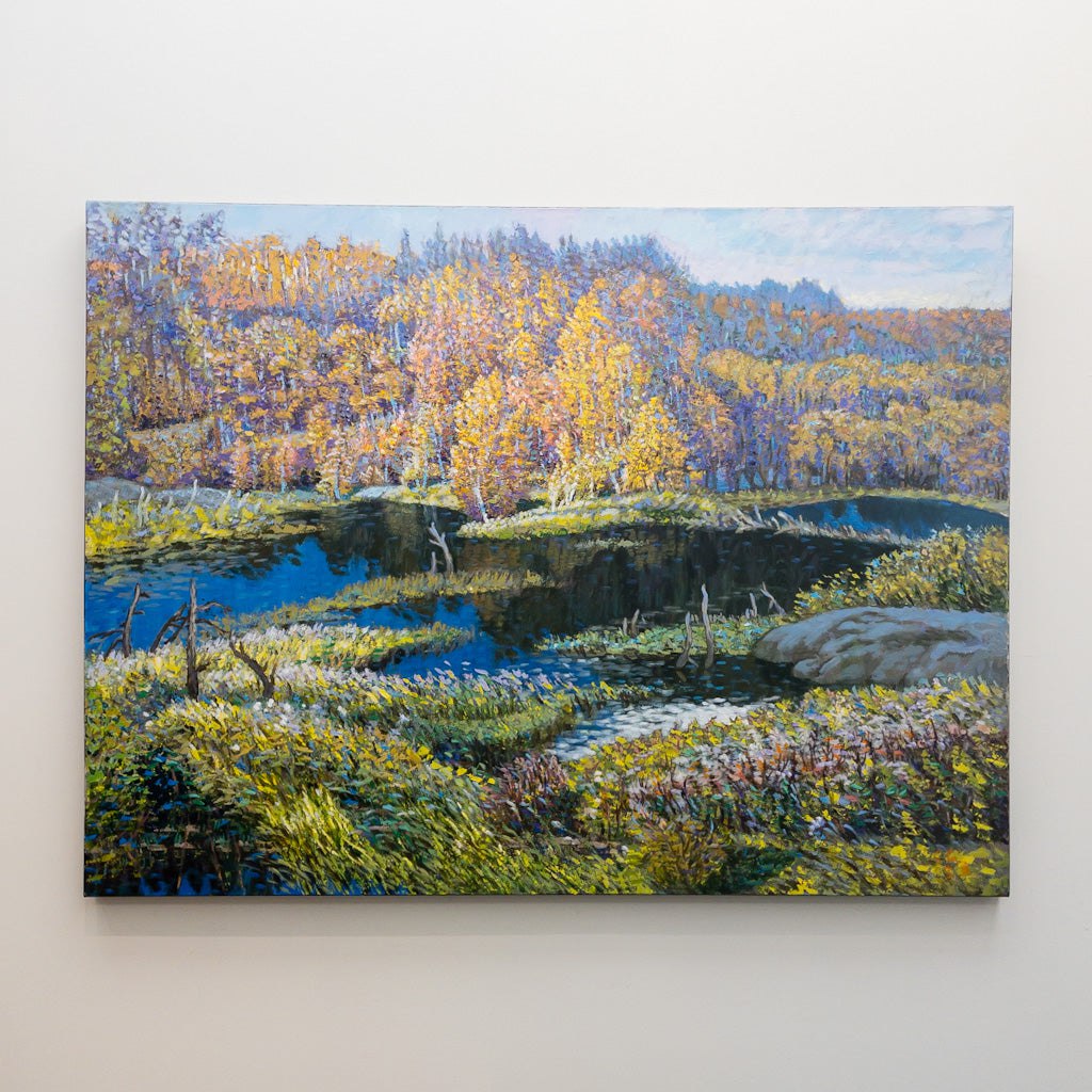 Shi Le Six Mile Lake #1 | 36" x 48" Acrylic on Canvas