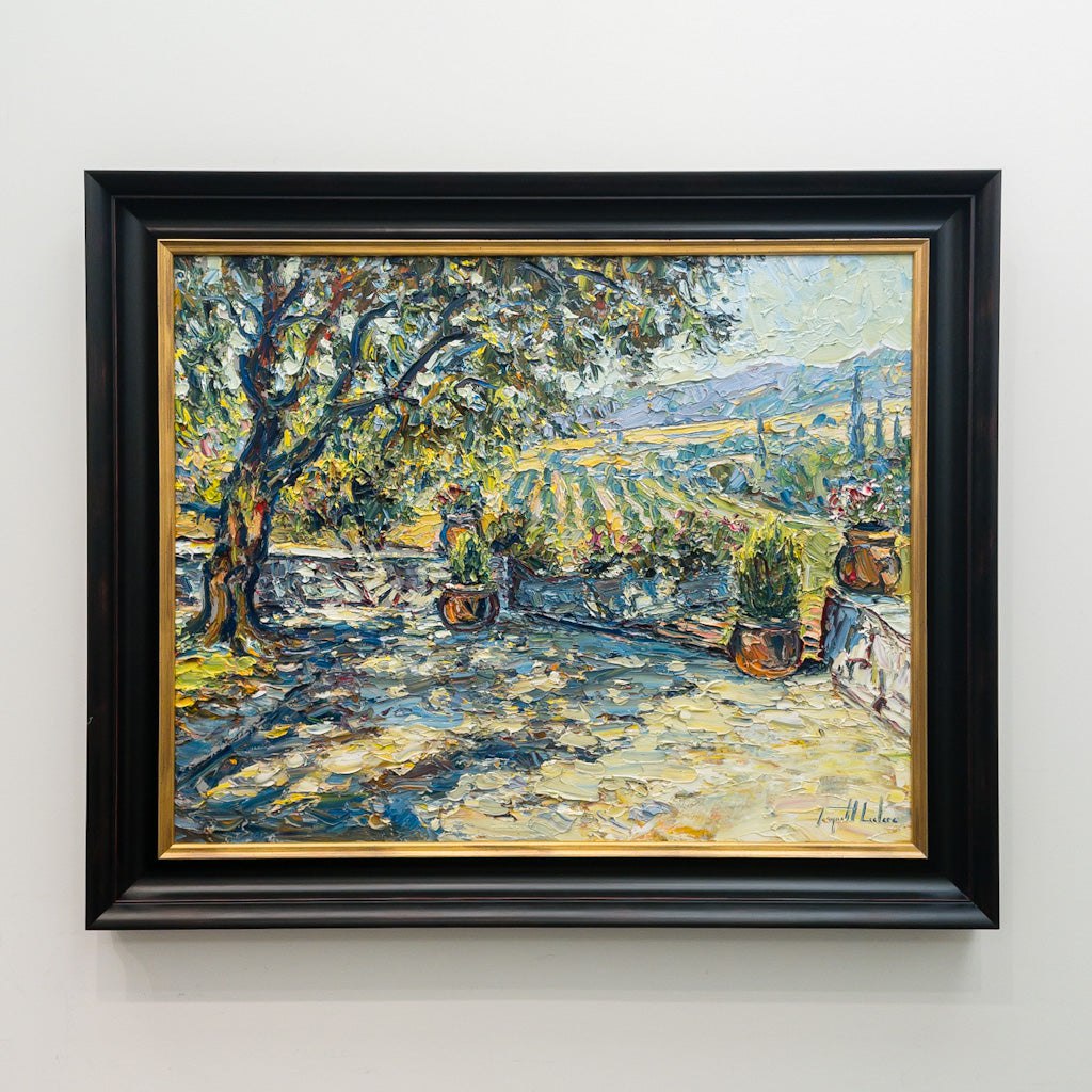 Lumière du Provence, Domain Souviou | 24&quot; x 30&quot; Oil on Canvas Raynald Leclerc