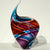 Baby Incalmo Vessel - Red, Blue, and Purple | 14" x 10" Blown Glass Paull Rodrigue