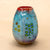 Murrini Vase | 9" x 6" x 6" Murrini Patterned Blown Glass Darren Petersen