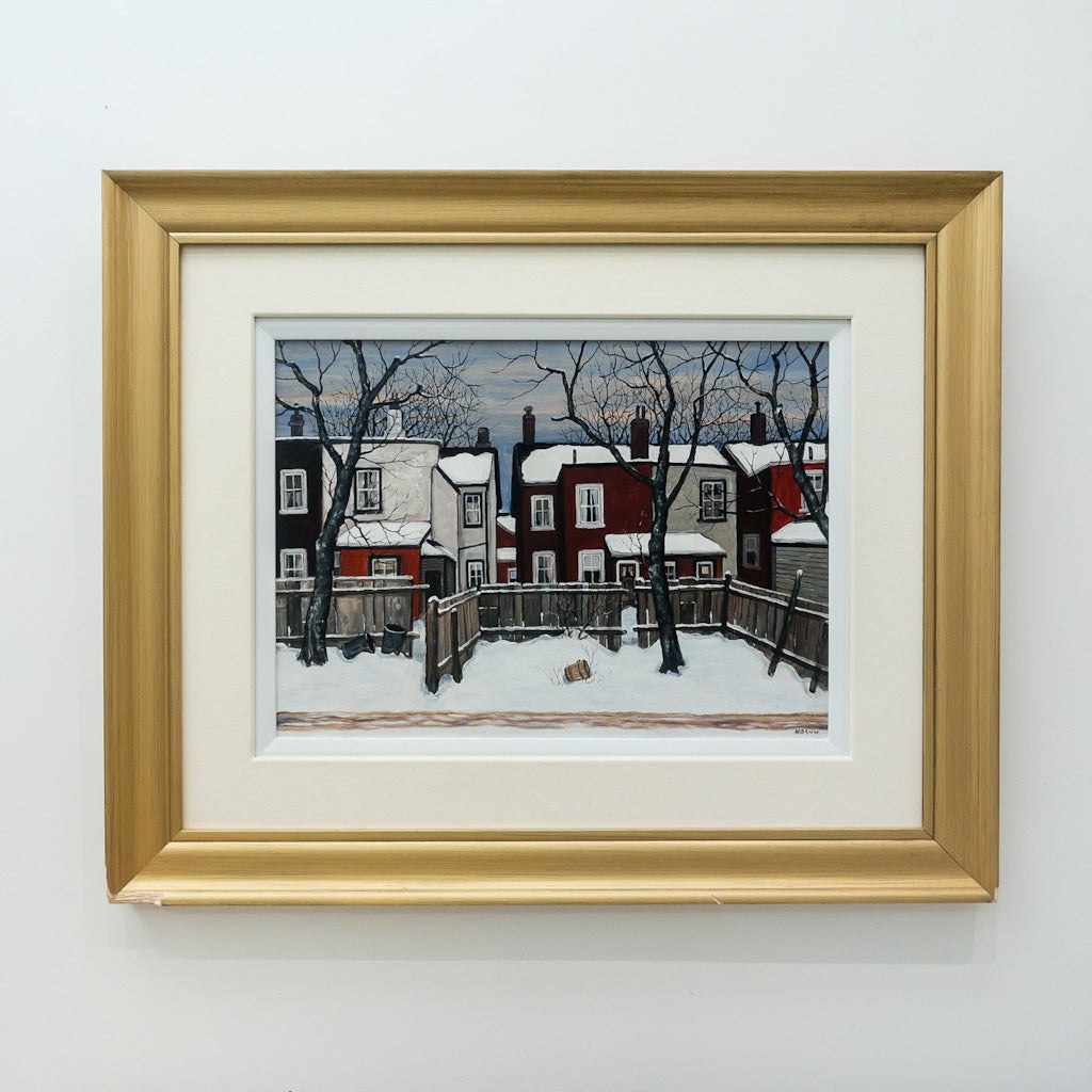 Mid Winter on Ross Street | 16" x 22" Oil on Board John Kasyn