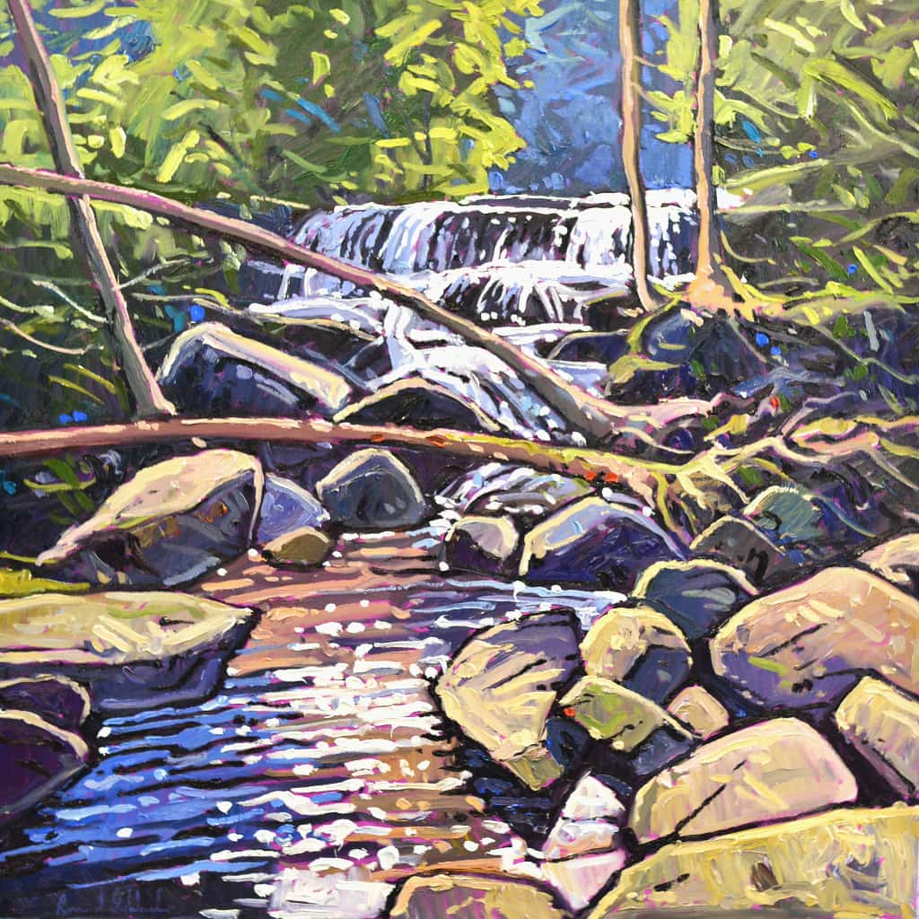Ryan Sobkovich Backcountry Portage | 36" x 36" Oil on Canvas