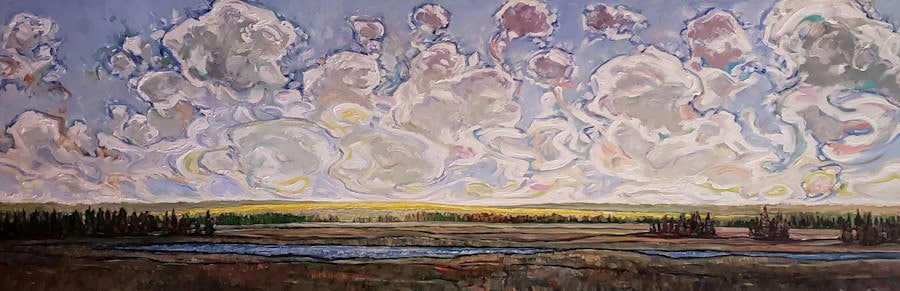 A Season Page | 24" x 72" Oil on Canvas Steve R. Coffey