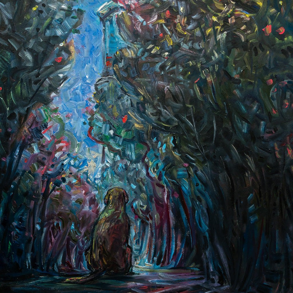 Steve R. Coffey Moon Tails (tales) | 36" x 24" Oil on Canvas