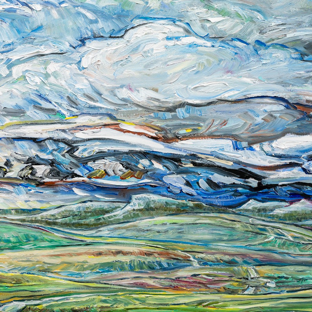 Valley Travels | 40" x 60" Oil on Canvas Steve R. Coffey